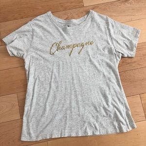 🔴 3/$20 The Relaxed Tee ‘Champagne’ Short Sleeve Top